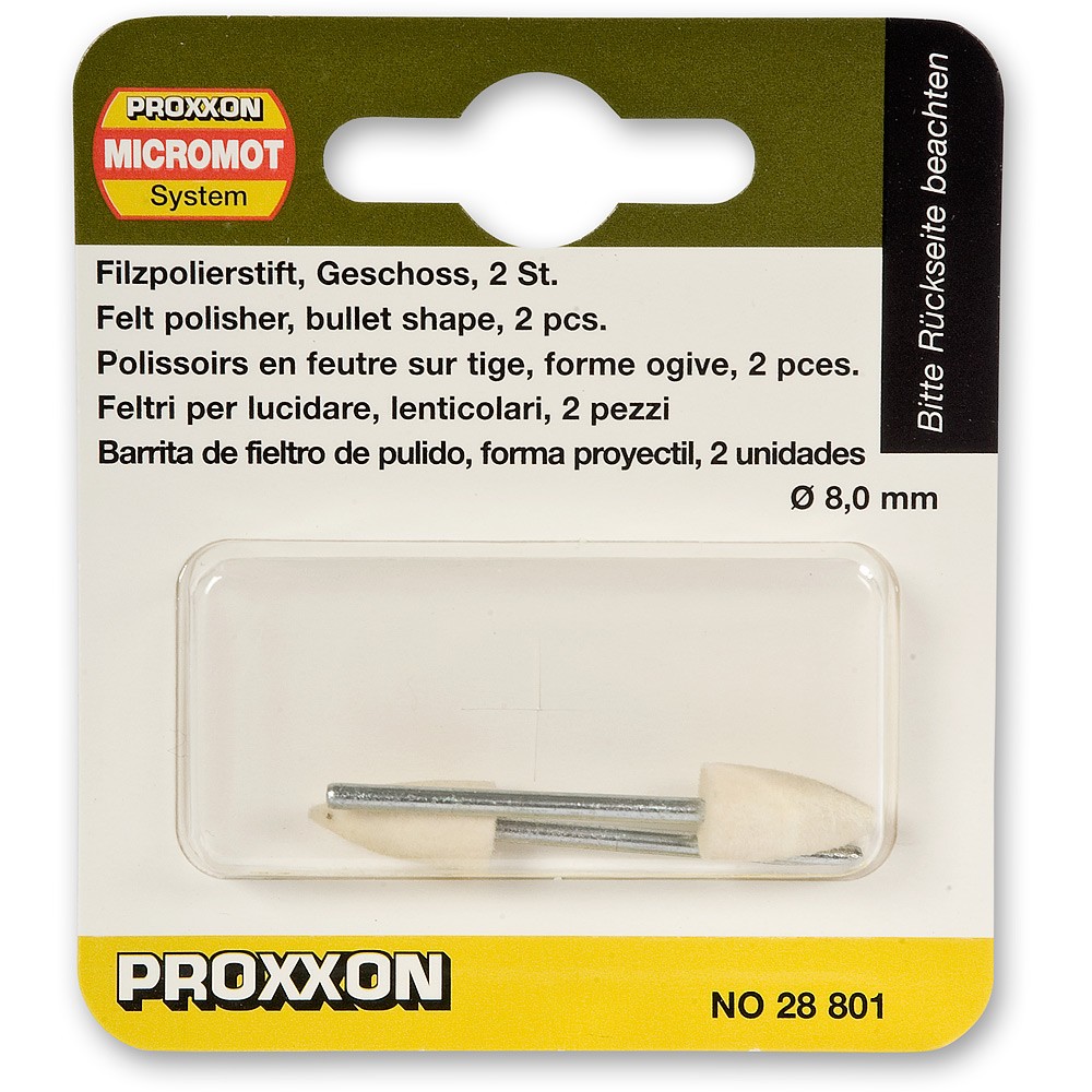 Proxxon Micromot Filzpolierstift Geschoss 8 x 15 mm    Micromot 