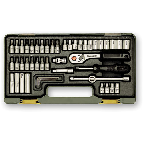 Proxxon 49 Piece Precision Engineer's Socket Set