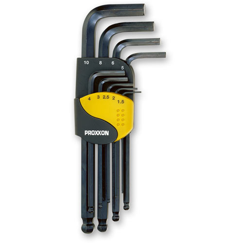 Proxxon 9 Piece Ball End Hex Key Set