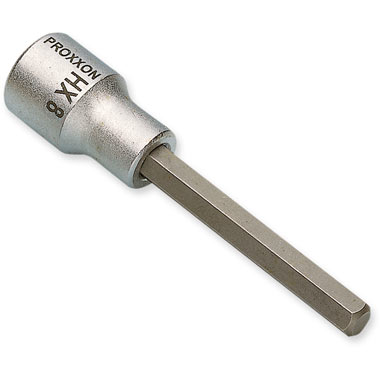 Proxxon 3/8" Drive Hex Bit - 8mm x 50mm