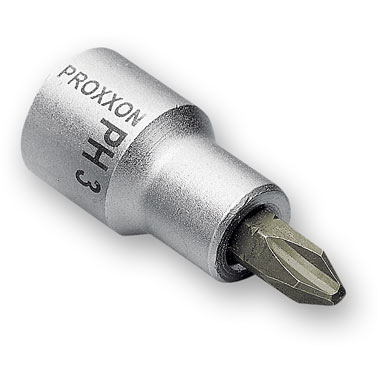 Proxxon 1/4" Drive Pozi Screwdriver Bit - Pz2