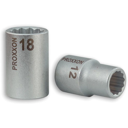 Proxxon 1/2" Sockets for XZN-screw 9mm