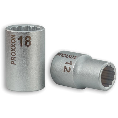 Proxxon 1/2" Sockets for XZN-screw 18 mm