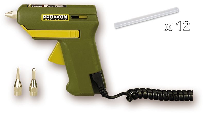 PROXXON HOT MELT GLUE GUN & GLUE STICKS OFFER